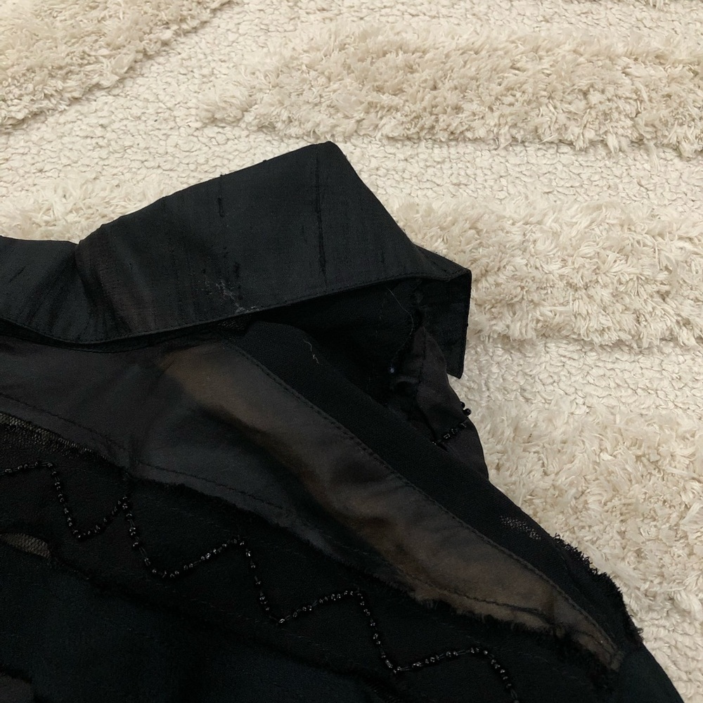 Vintage Chico's Black Patchwork Blazer - image 7